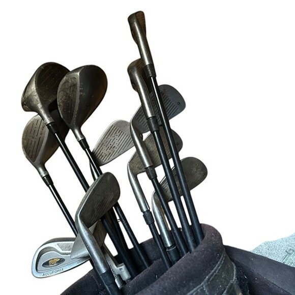 Golden Bear Accuforce Golf Clubs Iron Set Putter & Drivers with Golf Bag - Picture 4 of 4